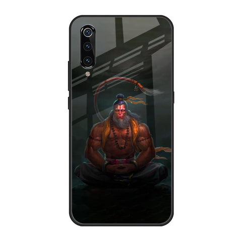 Lord Hanuman Animated Xiaomi Mi A3 Glass Back Cover Online