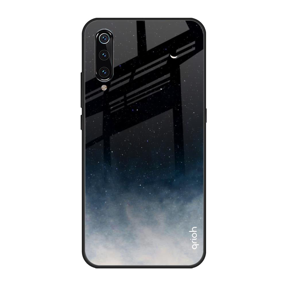 Black Aura Xiaomi Mi A3 Glass Back Cover Online