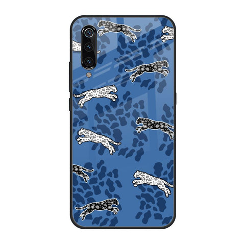 Blue Cheetah Xiaomi Mi A3 Glass Back Cover Online