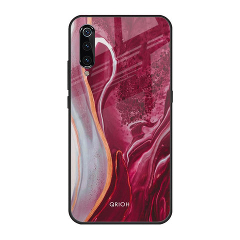Crimson Ruby Xiaomi Mi A3 Glass Back Cover Online