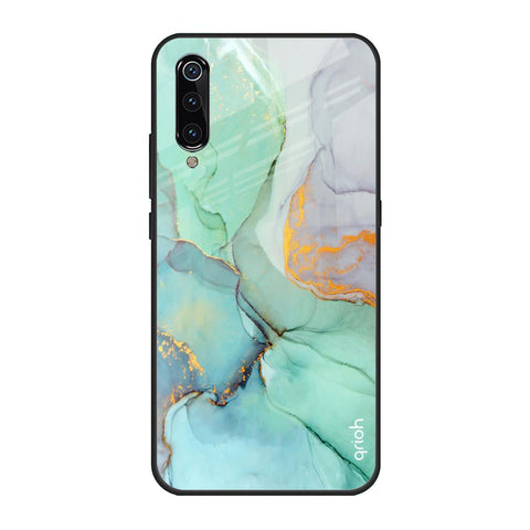 Green Marble Xiaomi Mi A3 Glass Back Cover Online