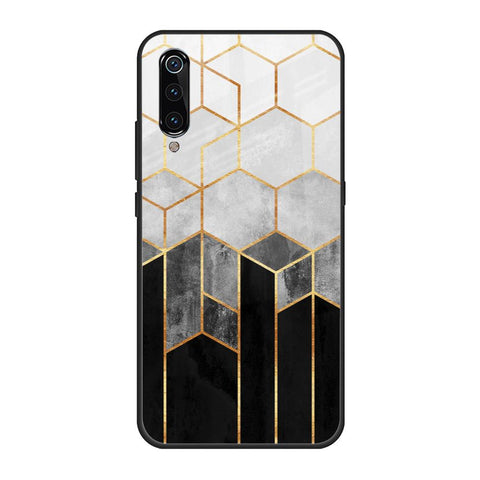 Tricolor Pattern Xiaomi Mi A3 Glass Back Cover Online