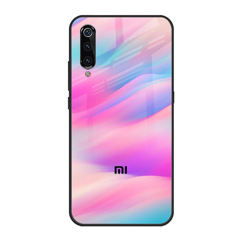 Colorful Waves Xiaomi Mi A3 Glass Cases & Covers Online