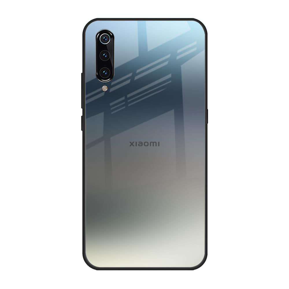 Tricolor Ombre Xiaomi Mi A3 Glass Back Cover Online