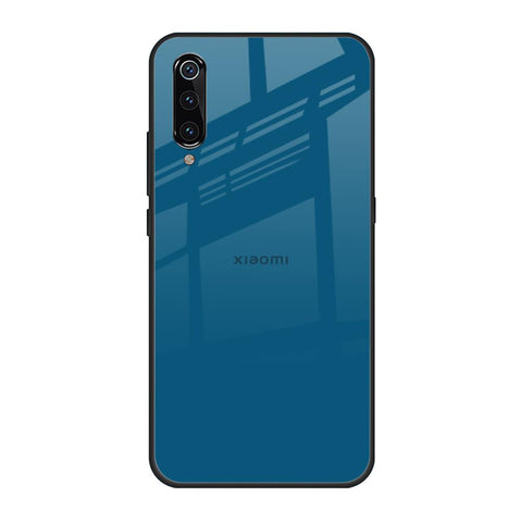 Cobalt Blue Xiaomi Mi A3 Glass Back Cover Online