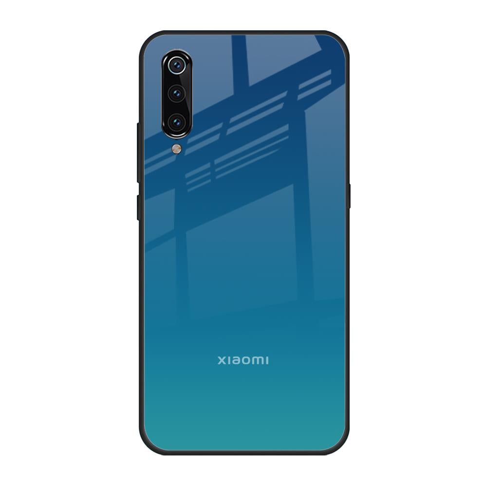 Celestial Blue Xiaomi Mi A3 Glass Back Cover Online