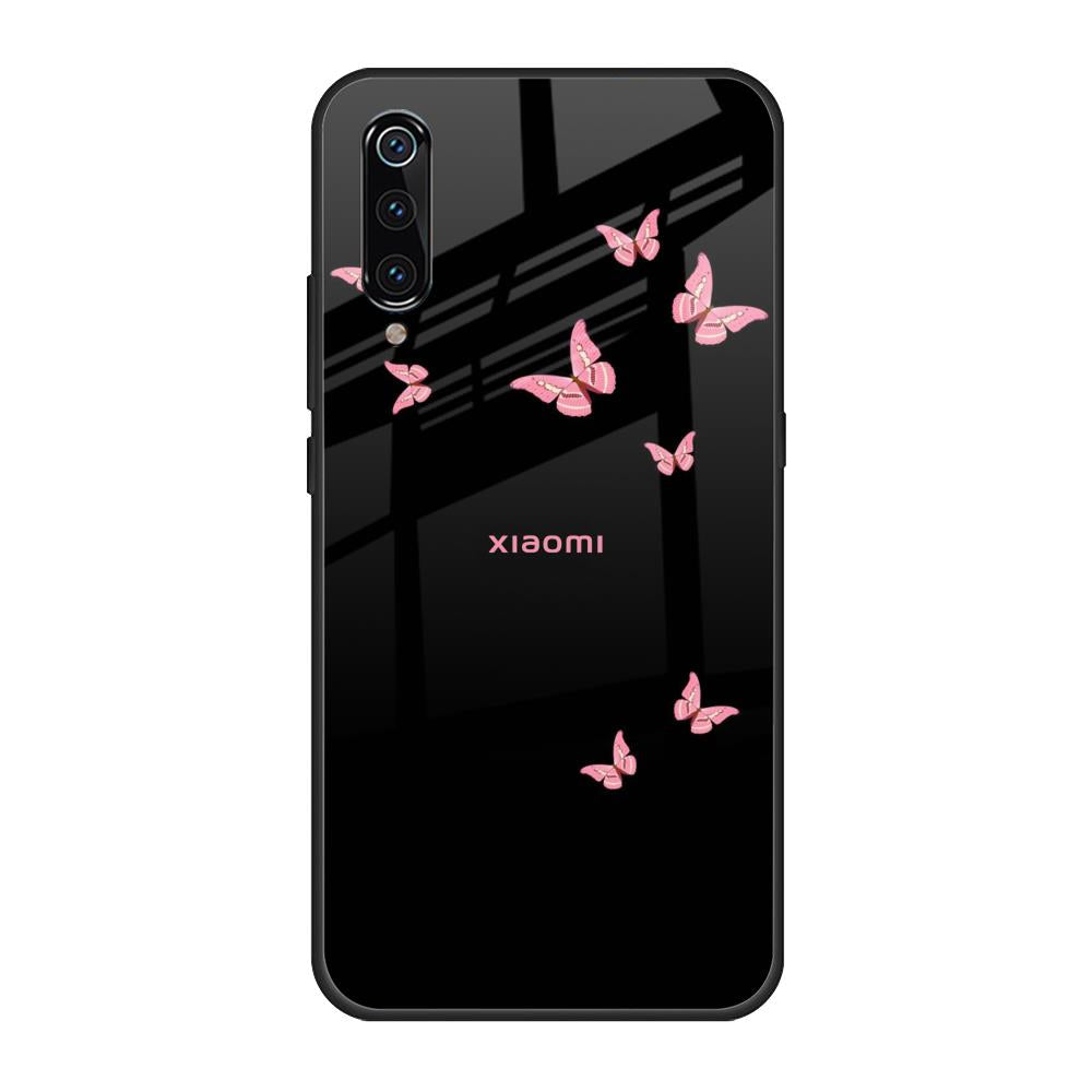 Fly Butterfly Xiaomi Mi A3 Glass Back Cover Online