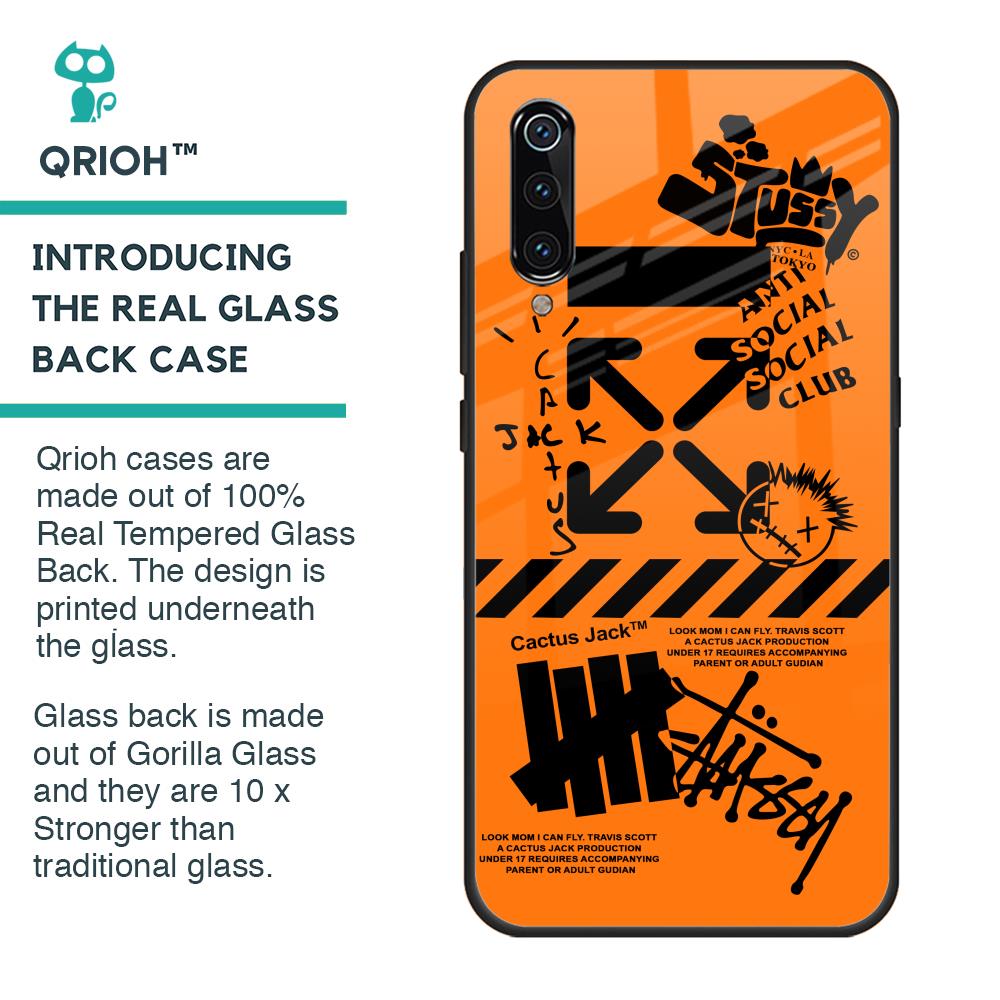 Anti Social Club Glass Case for Xiaomi Mi A3