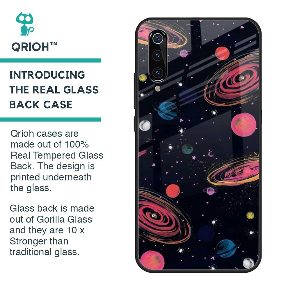 Galaxy In Dream Glass Case For Xiaomi Mi A3