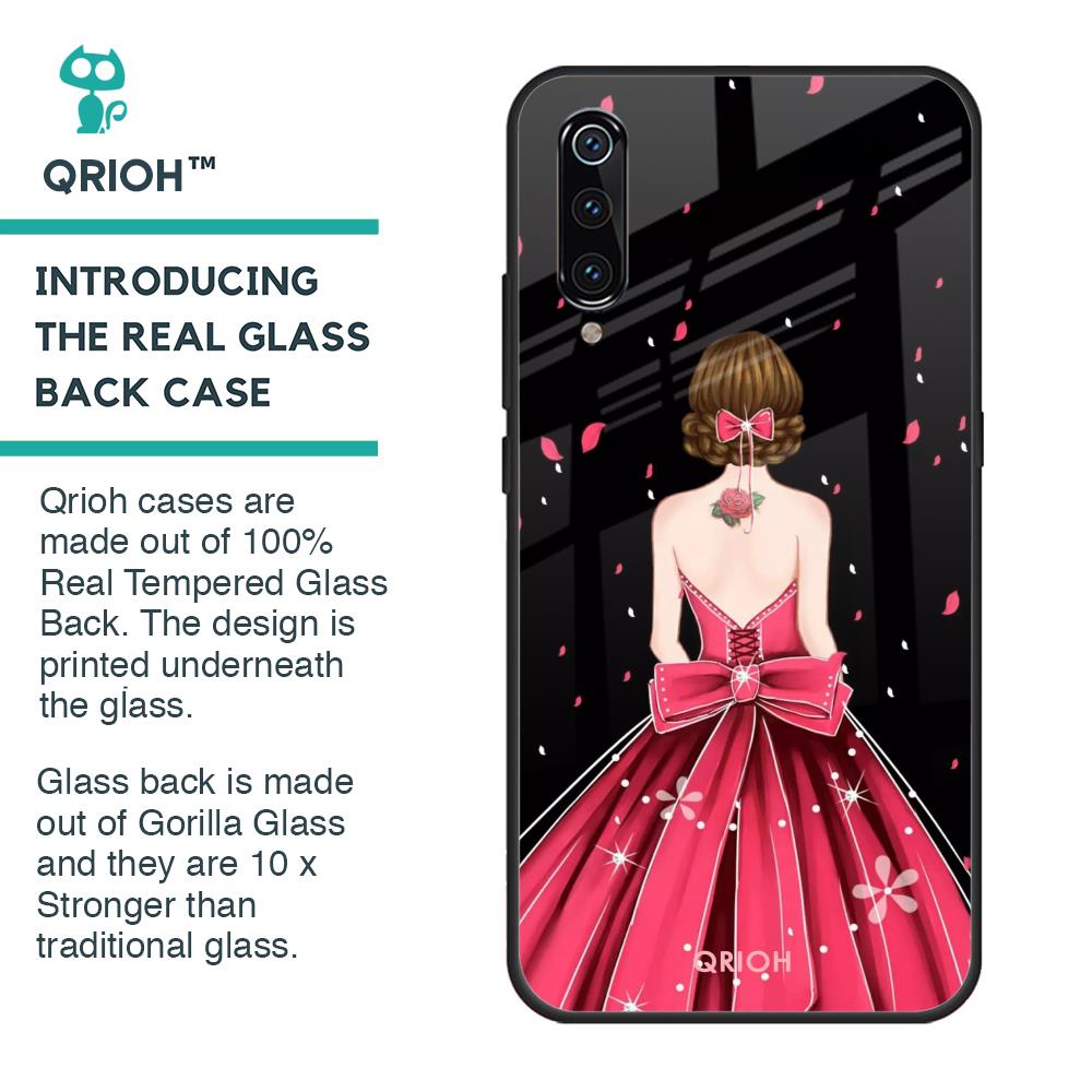 Fashion Princess Glass Case for Xiaomi Mi A3