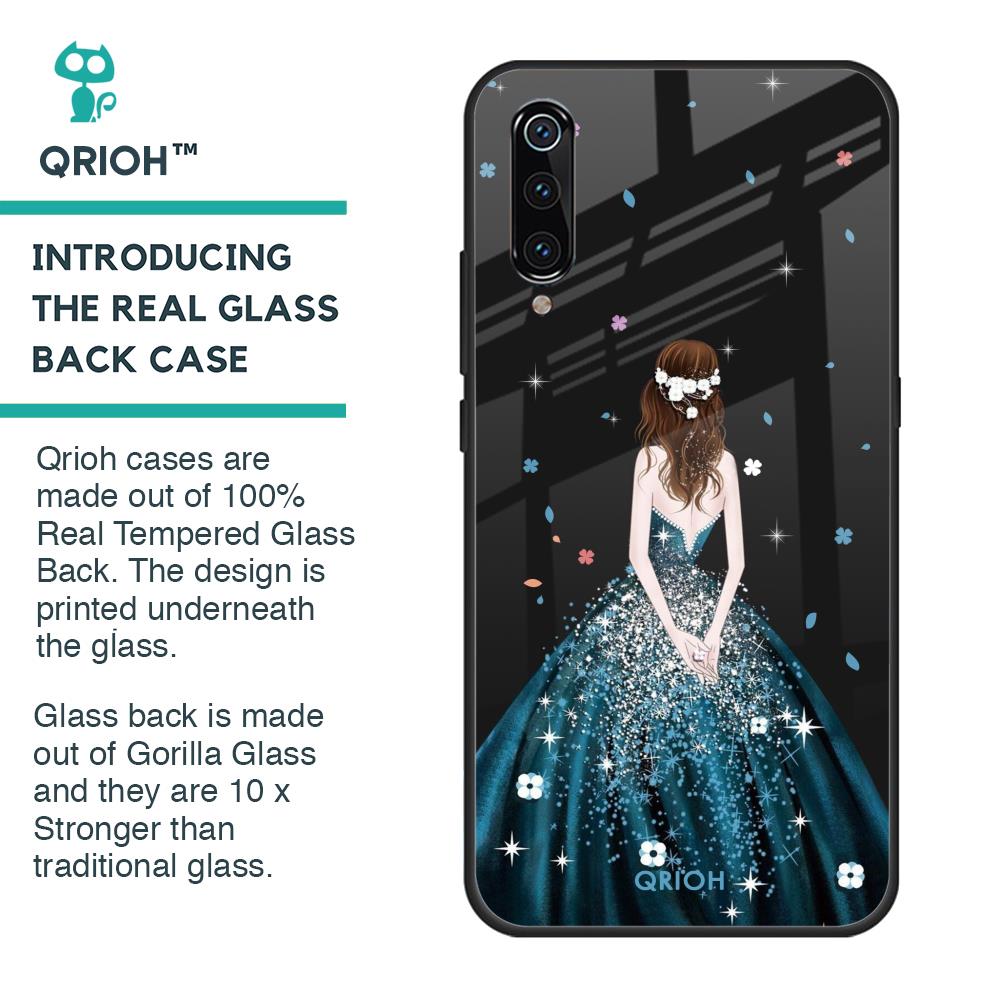 Queen Of Fashion Glass Case for Xiaomi Mi A3