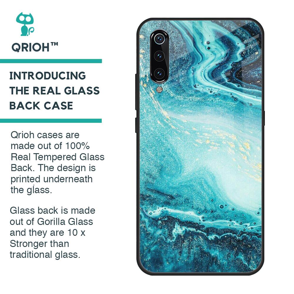 Sea Water Glass case for Xiaomi Mi A3