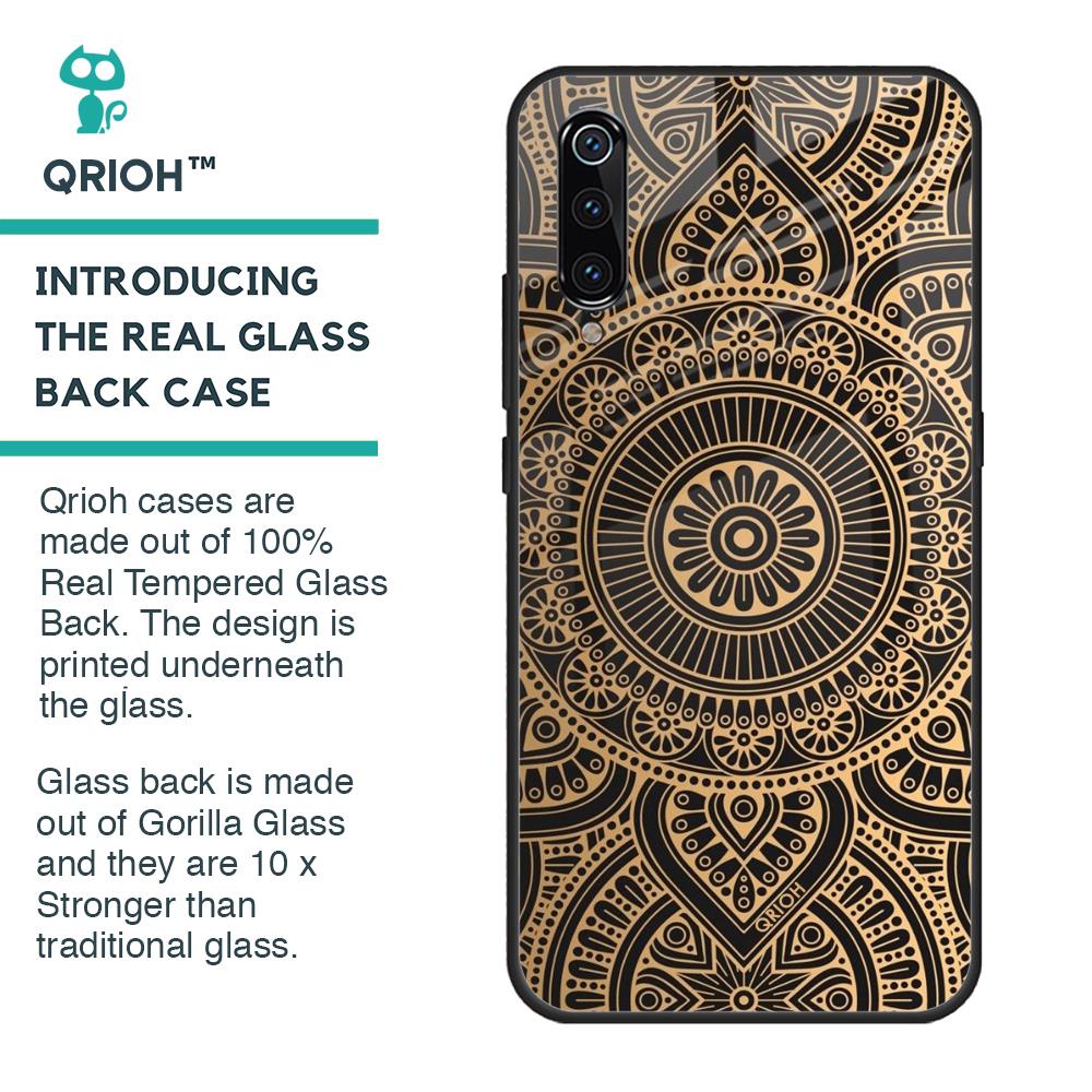 Luxury Mandala Glass Case for Xiaomi Mi A3