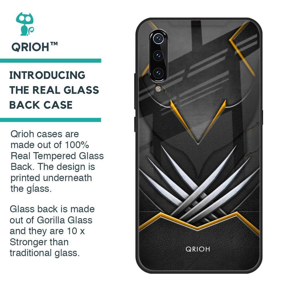 Black Warrior Glass Case for Xiaomi Mi A3