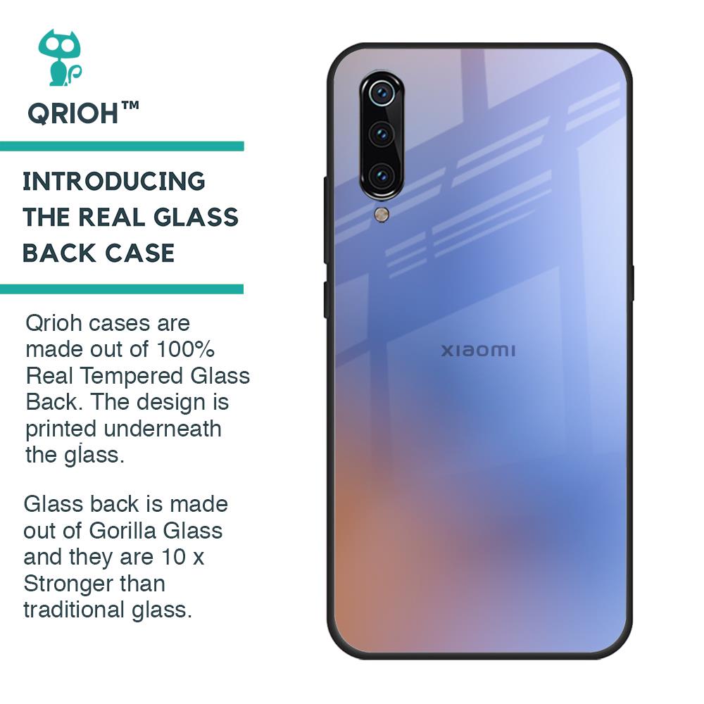 Blue Aura Glass Case for Xiaomi Mi A3