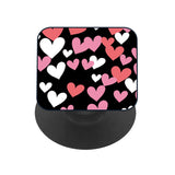 Free Fly Hearts Glass case with Square Phone Grip Combo