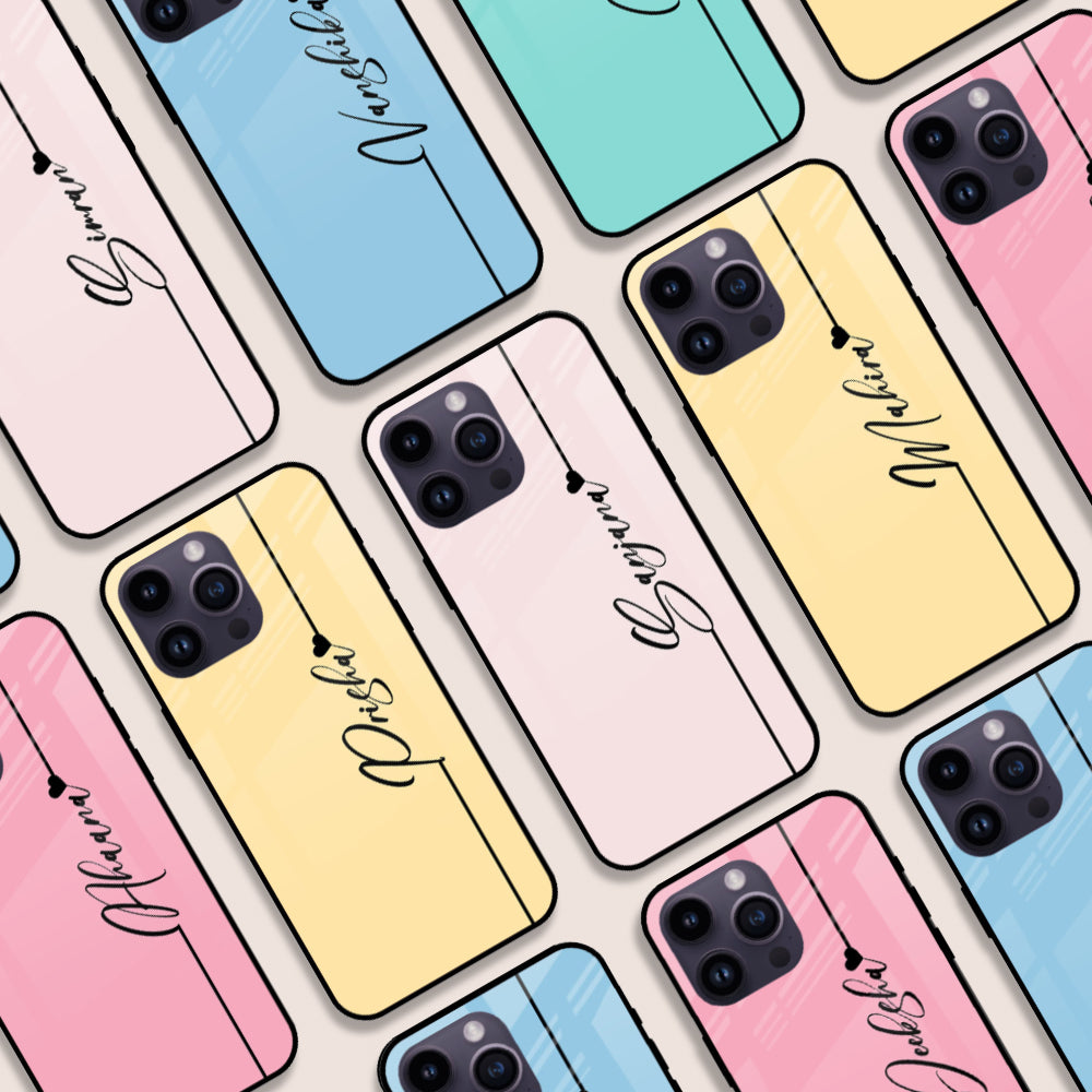 Handwriting Custom Glass Case