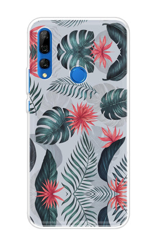 Retro Floral Leaf Huawei Y9 Prime 2019 Back Cover