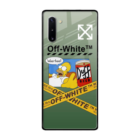 Duff Beer Samsung Galaxy Note 10 Glass Back Cover Online