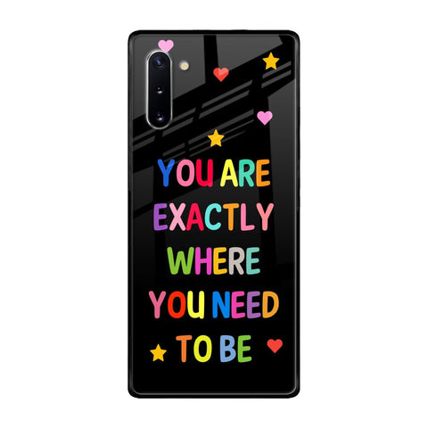 Magical Words Samsung Galaxy Note 10 Glass Back Cover Online