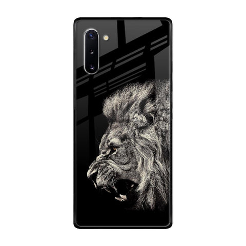 Brave Lion Samsung Galaxy Note 10 Glass Back Cover Online