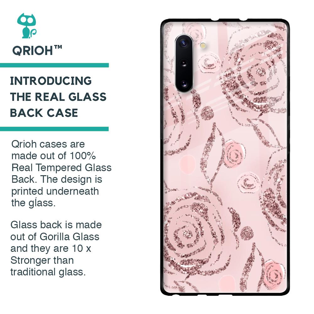 Shimmer Roses Glass case for Samsung Galaxy Note 10