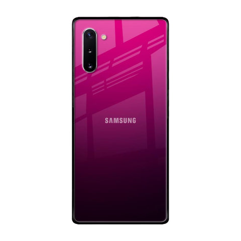 Purple Ombre Pattern Samsung Galaxy Note 10 Glass Back Cover Online