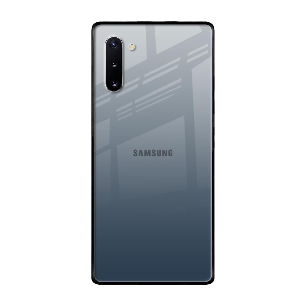 Smokey Grey Color Samsung Galaxy Note 10 Glass Back Cover Online