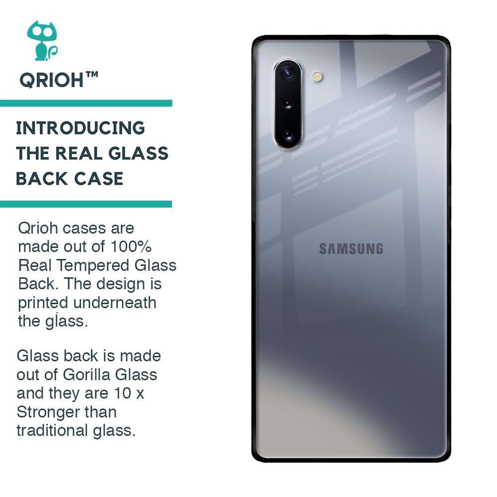 Space Grey Gradient Glass Case for Samsung Galaxy Note 10