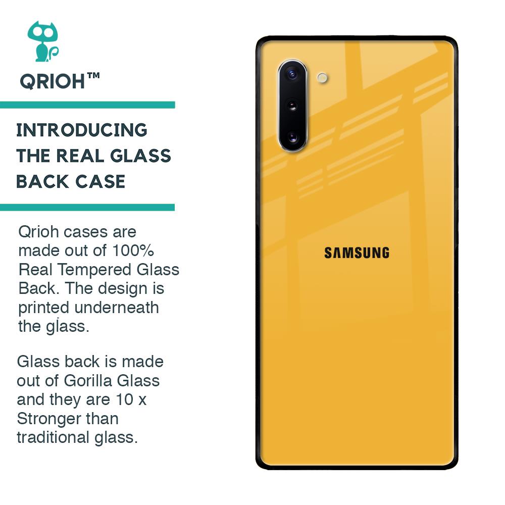 Fluorescent Yellow Glass case for Samsung Galaxy Note 10