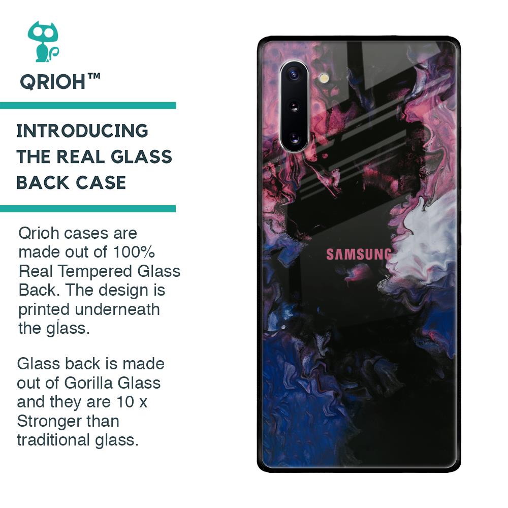 Smudge Brush Glass case for Samsung Galaxy Note 10