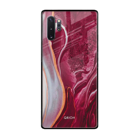 Crimson Ruby Samsung Galaxy Note 10 Plus Glass Back Cover Online