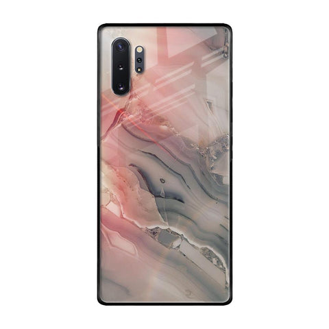Pink And Grey Marble Samsung Galaxy Note 10 Plus Glass Back Cover Online