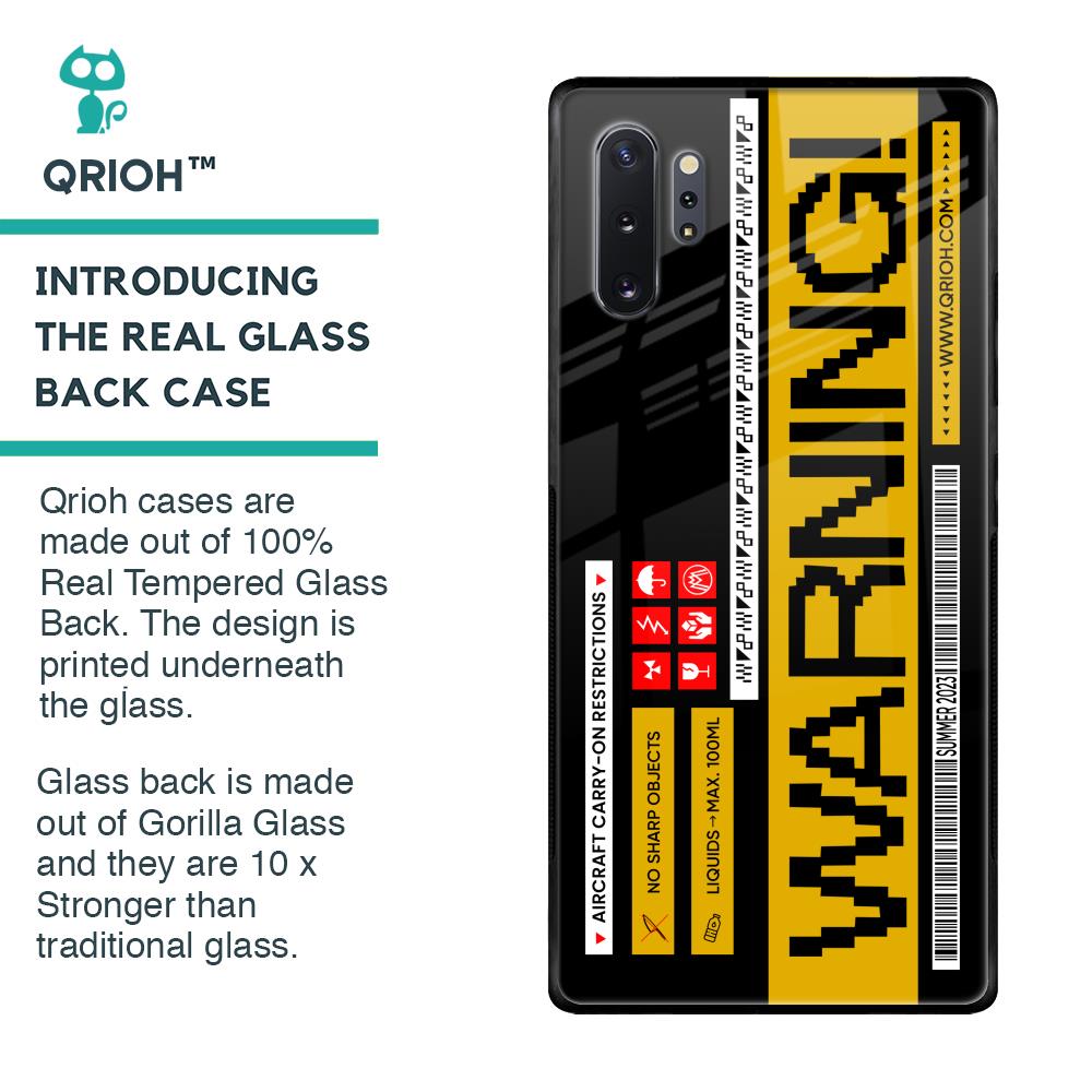 Aircraft Warning Glass Case for Samsung Galaxy Note 10 Plus
