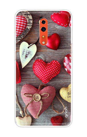 Valentine Hearts Oppo Reno Z Back Cover