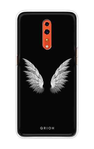 White Angel Wings Oppo Reno Z Back Cover