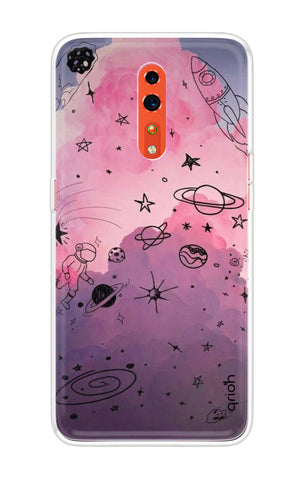 Space Doodles Art Oppo Reno Z Back Cover