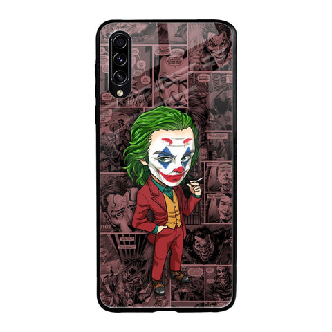 Joker Cartoon Samsung Galaxy A30s Glass Back Cover Online
