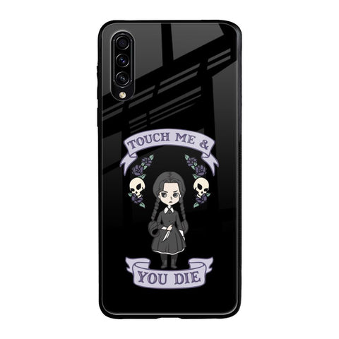 Touch Me & You Die Samsung Galaxy A30s Glass Back Cover Online