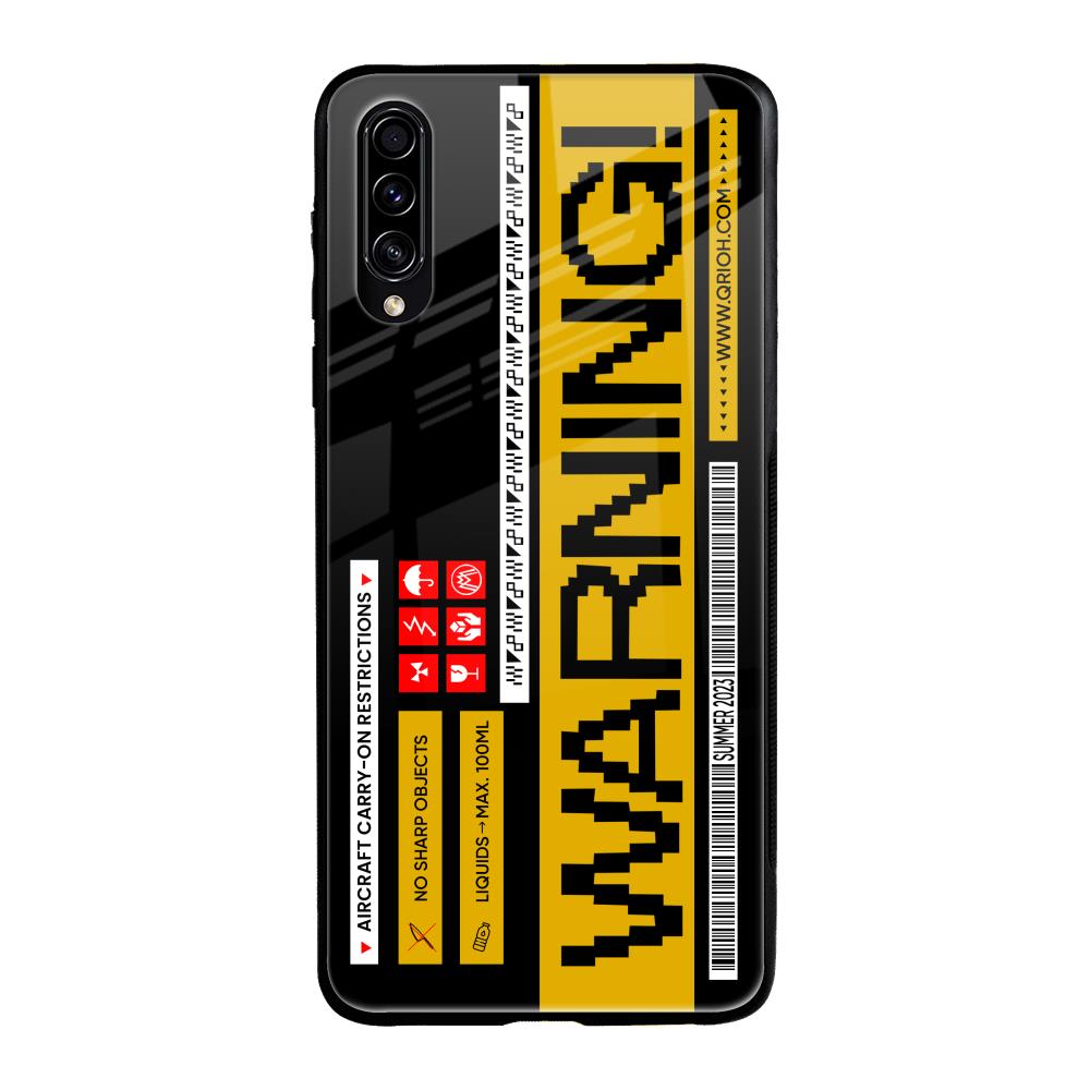 Aircraft Warning Samsung Galaxy A30s Glass Back Cover Online