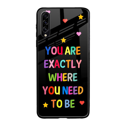 Magical Words Samsung Galaxy A30s Glass Back Cover Online