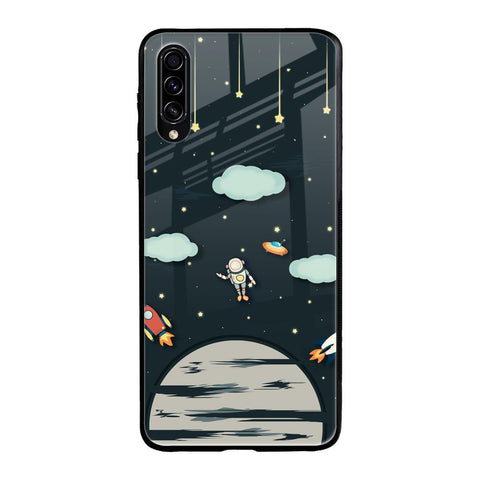 Astronaut Dream Samsung Galaxy A30s Glass Back Cover Online