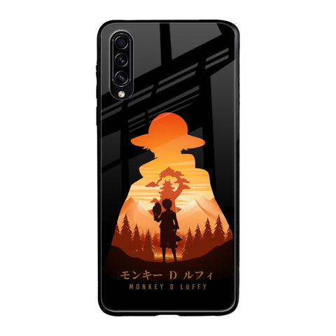 Luffy One Piece Samsung Galaxy A30s Glass Back Cover Online