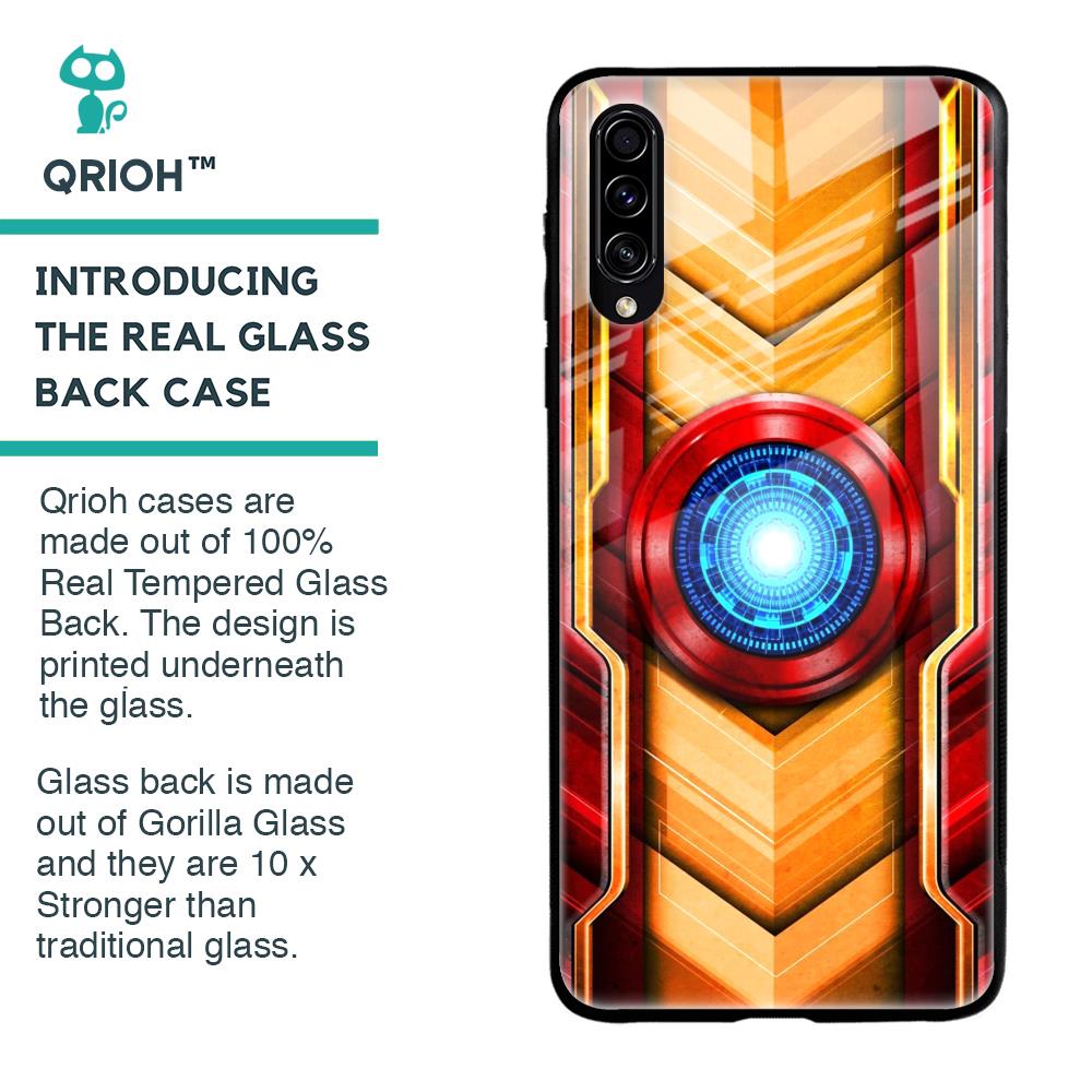 Arc Reactor Glass Case for Samsung Galaxy A30s