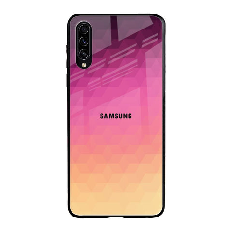 Geometric Pink Diamond Samsung Galaxy A30s Glass Back Cover Online