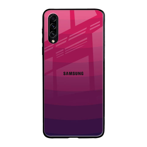 Wavy Pink Pattern Samsung Galaxy A30s Glass Back Cover Online