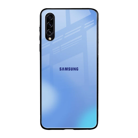 Vibrant Blue Texture Samsung Galaxy A30s Glass Back Cover Online