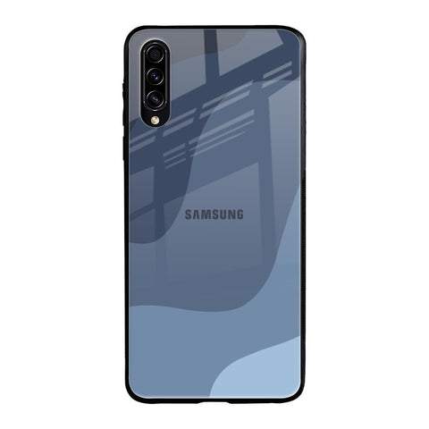 Navy Blue Ombre Samsung Galaxy A30s Glass Back Cover Online