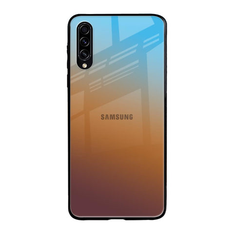 Rich Brown Samsung Galaxy A30s Glass Back Cover Online