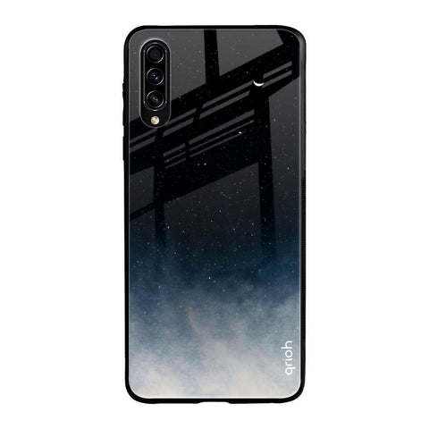 Black Aura Samsung Galaxy A50s Glass Back Cover Online